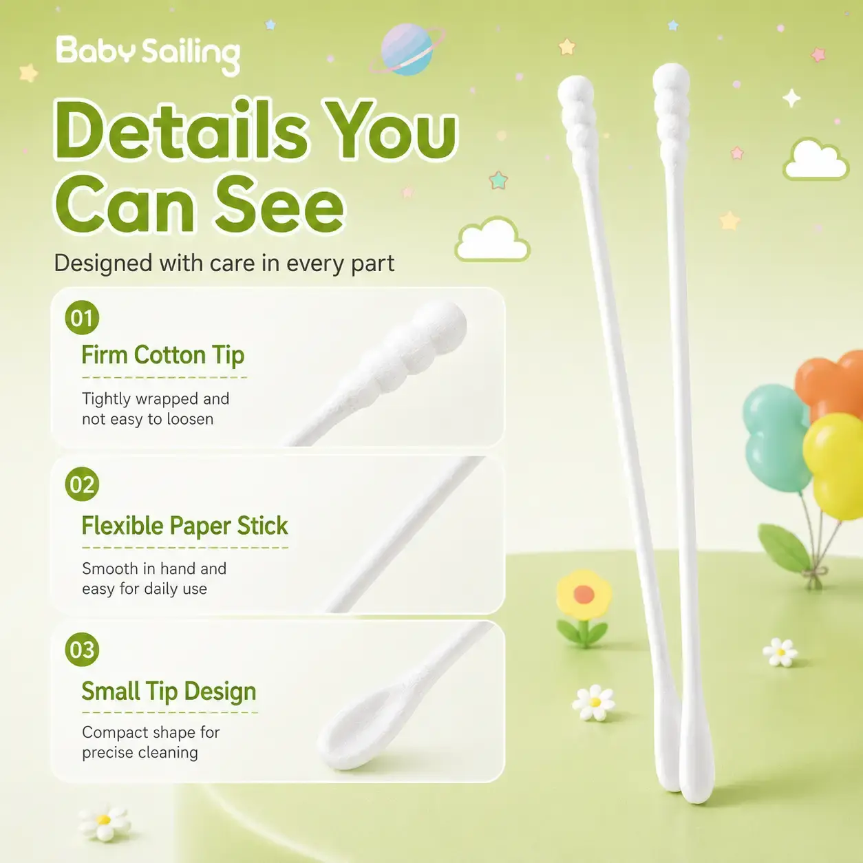 Daily Routine Positioning for Baby Oral Cleaner Gauze in B2B Baby Care Lines