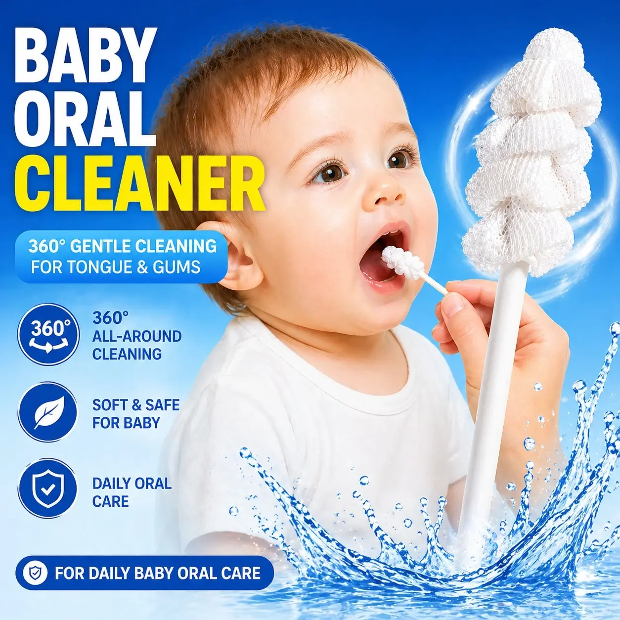 Care Routine Packaging Strategy for Baby Oral Cleaner Gauze Buyers