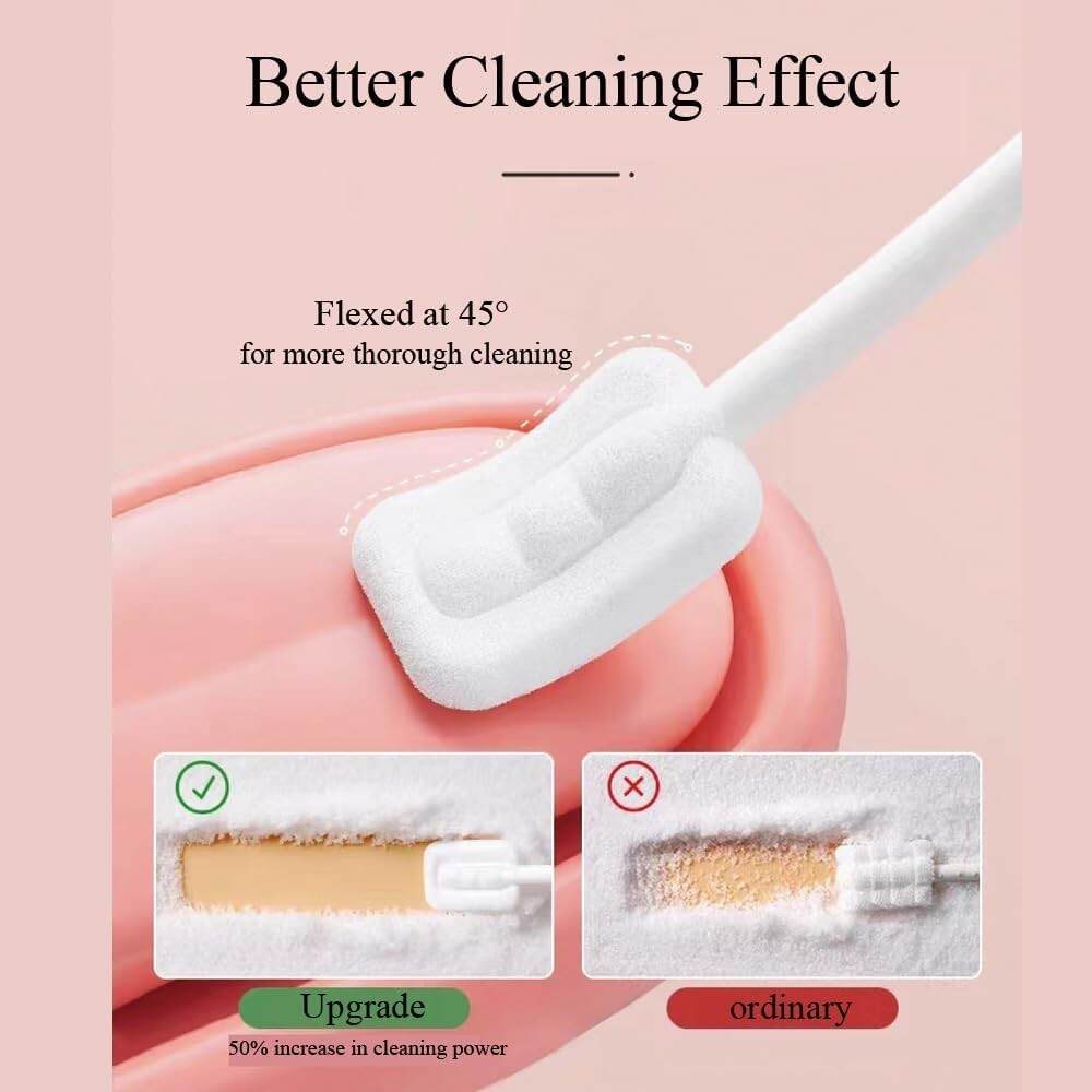 Baby Oral Cleaner 0-36 Months - gauze head close-up for gentle cleaning