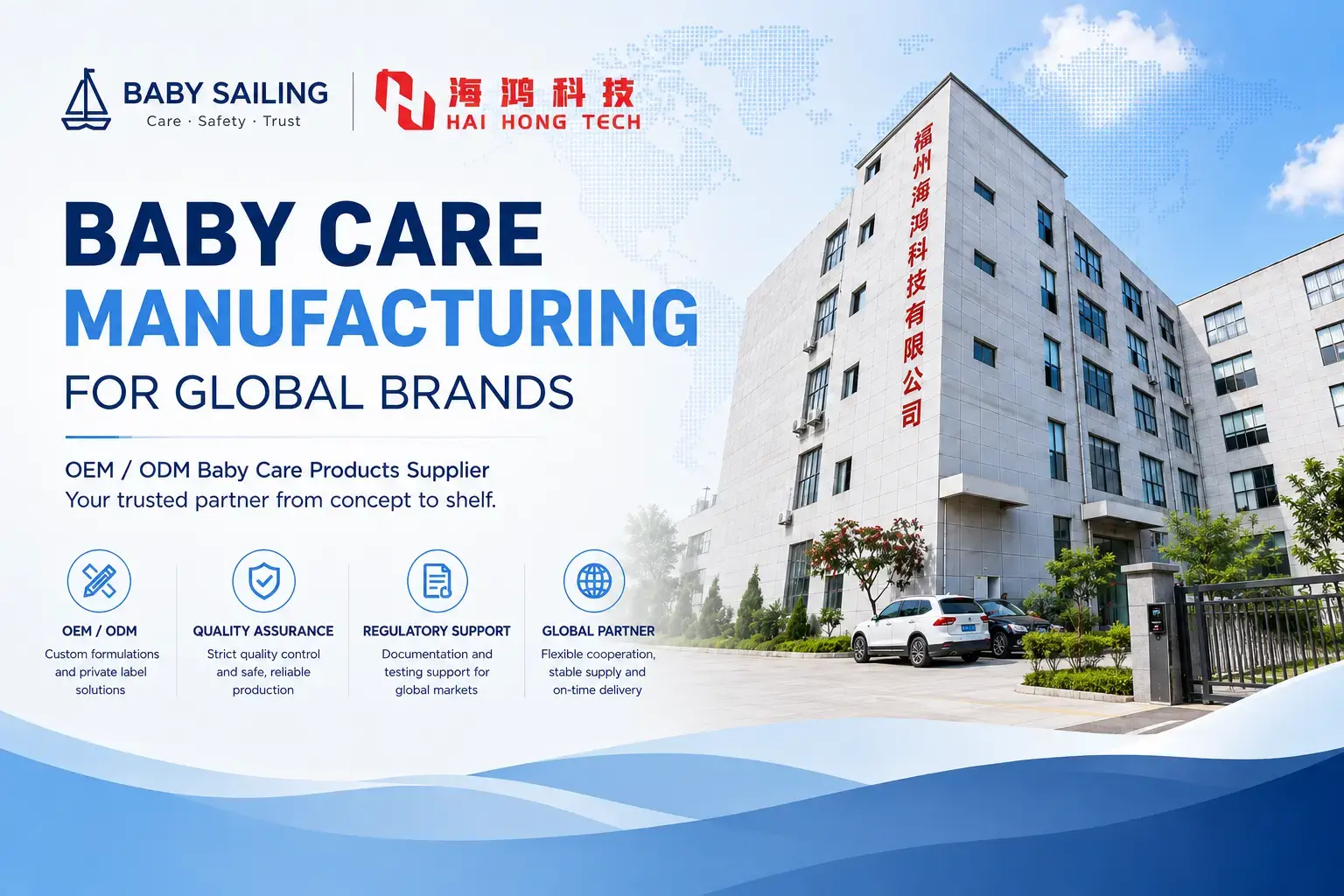 OEM/ODM Baby Care Manufacturing for Global Brands